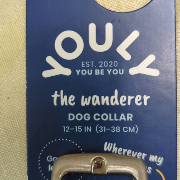 Dog Collar, Rope and Leather, Size Small, 12-15". NWT - Picture 3 of 12